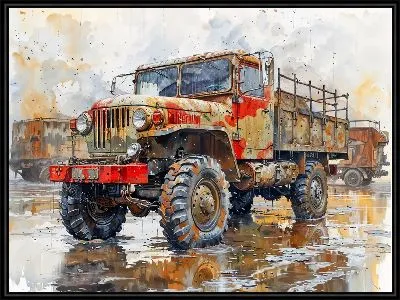 Картина Грузовик №161