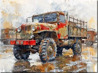 Постер Грузовик №161