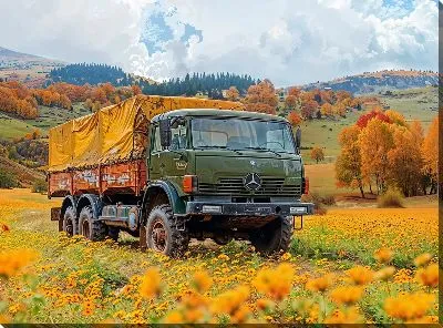 Картина маслом Грузовик №212