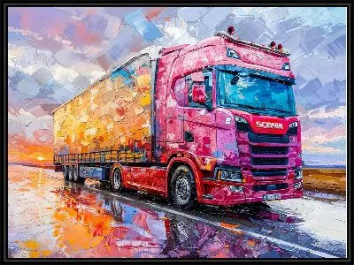 Картина Грузовик №37