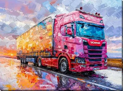 Постер Грузовик №37