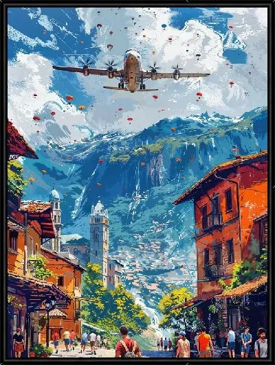 Картина Самолёт №1011