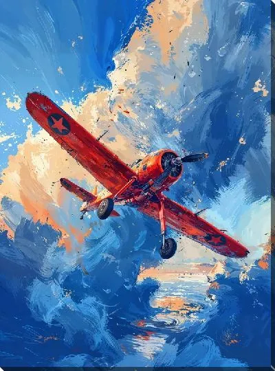 Картина маслом Самолёт №111