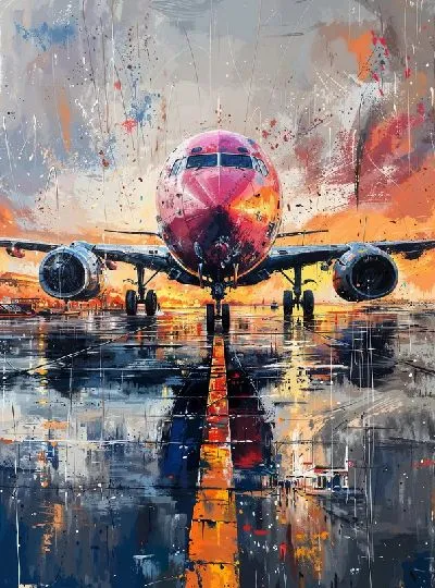 Плакат Самолёт №121