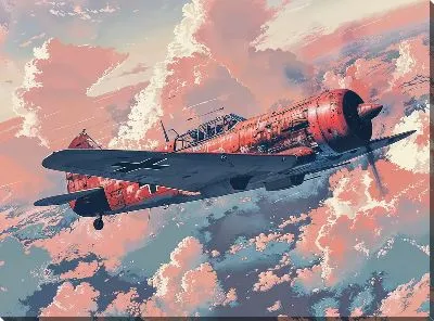 Картина маслом Самолёт №171