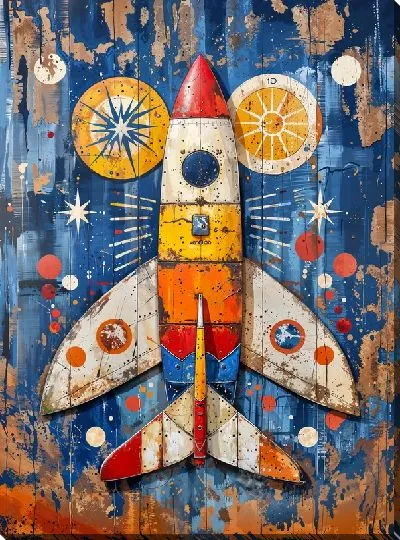 Картина маслом Самолёт №221