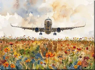 Картина маслом Самолёт №251