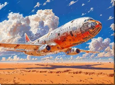 Картина маслом Самолёт №271