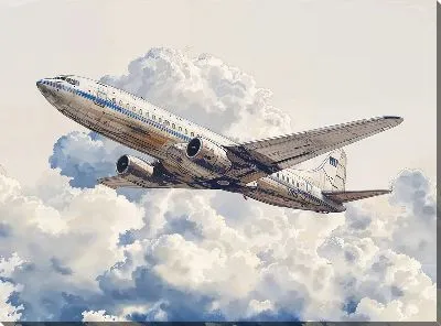 Картина маслом Самолёт №391