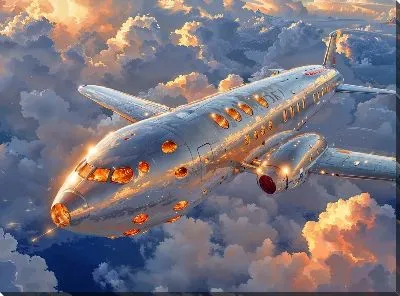 Картина маслом Самолёт №421