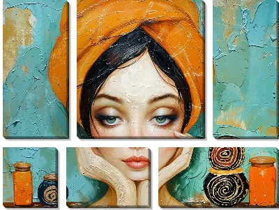 Модульная картина СПА №21