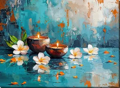 Картина маслом СПА №5