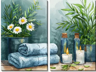 Модульная картина СПА №7