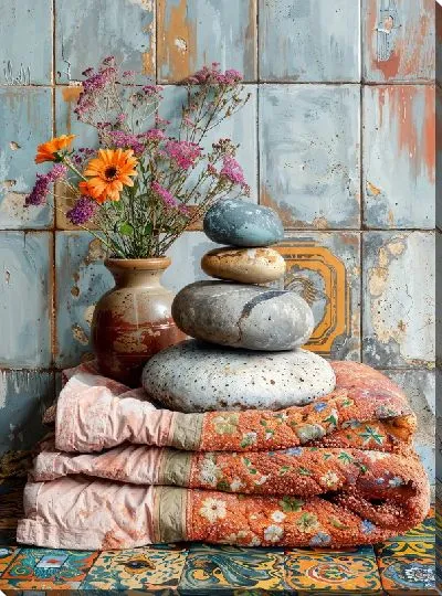 Картина маслом СПА №10