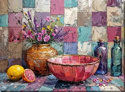 Картина маслом СПА №18