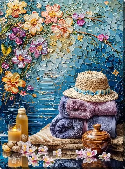 Картина маслом СПА №23