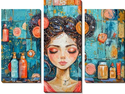 Модульная картина СПА №35