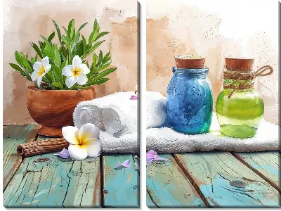 Модульная картина СПА №38