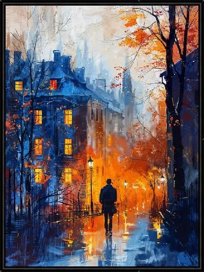 Картина Ночной город №14