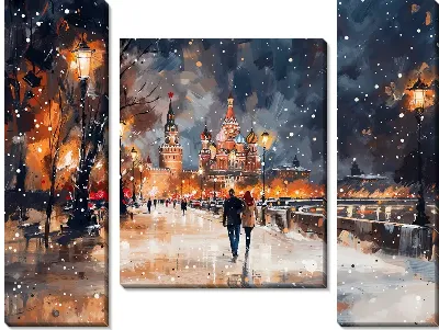 Модульная картина Ночной город №35