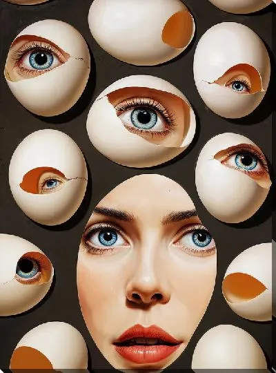 Постер Яйца и глаза №1