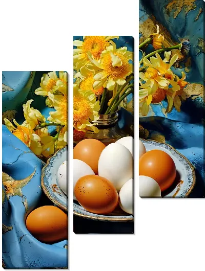 Модульная картина Яйца №81