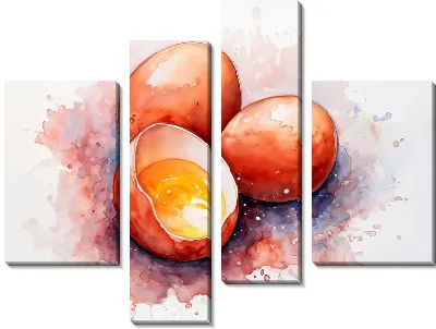 Модульная картина Яйца №111