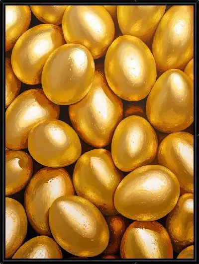 Картина Золотые яйца