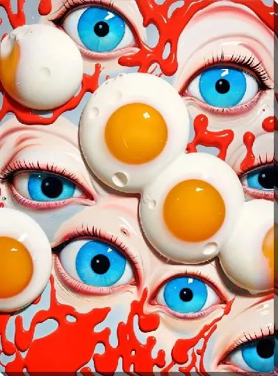 Постер Яйца и глаза №32