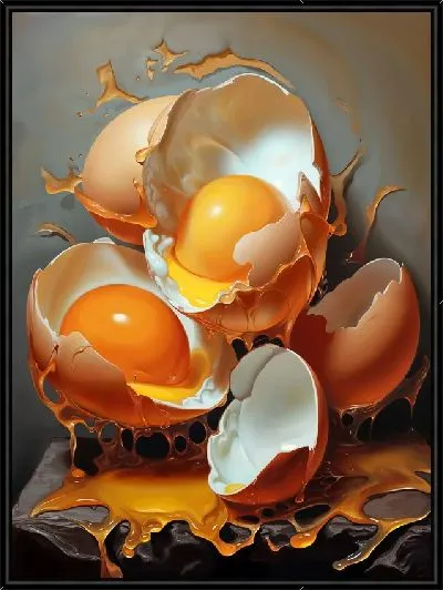 Картина Разбитые яйца