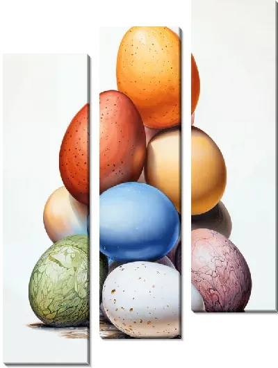 Модульная картина Яйца №43