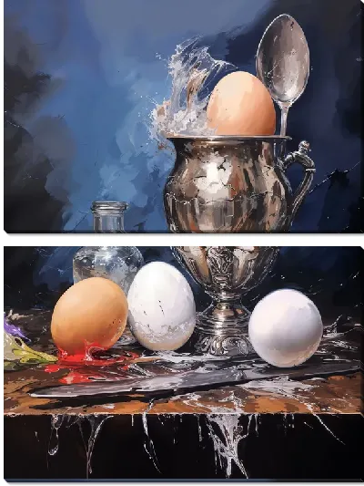 Модульная картина Яйца №45