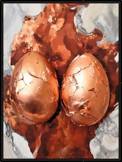 Картина Два медных яйца