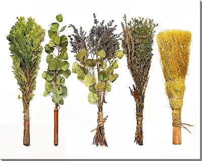 Картина маслом Веники для бани