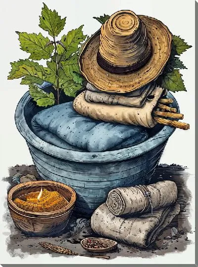 Постер Банные принадлежности