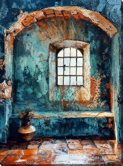 Картина маслом Баня №16