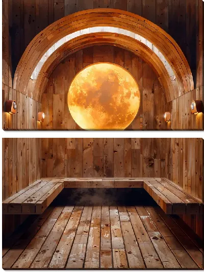 Модульная картина Баня №19