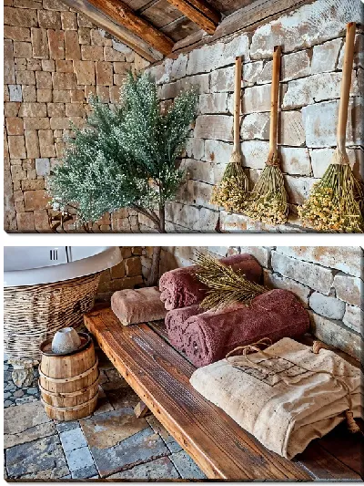 Модульная картина Баня №31