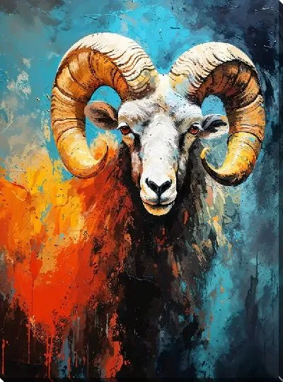 Картина маслом Баран №51