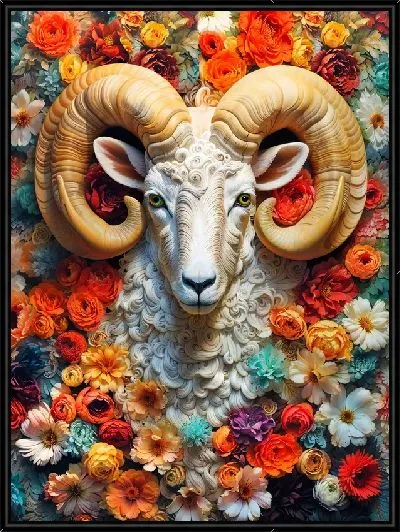 Картина Баран №59
