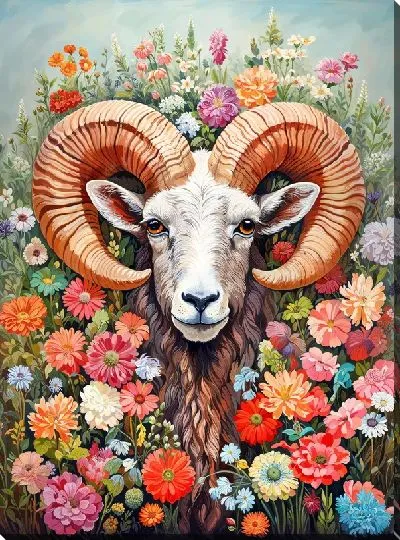 Картина маслом Баран №60