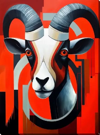 Картина маслом Баран №61