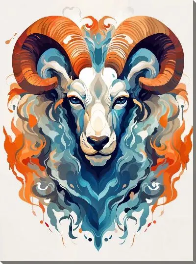 Картина маслом Баран №62