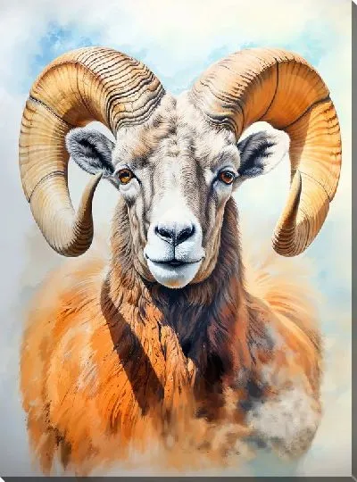 Картина маслом Баран №63