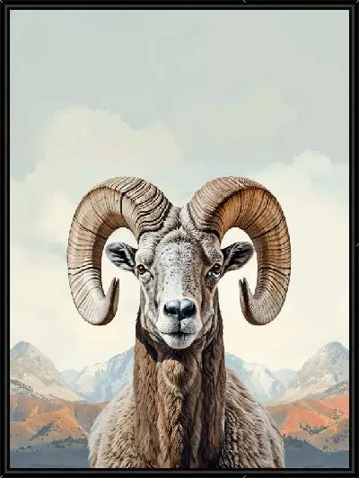 Картина Баран №64