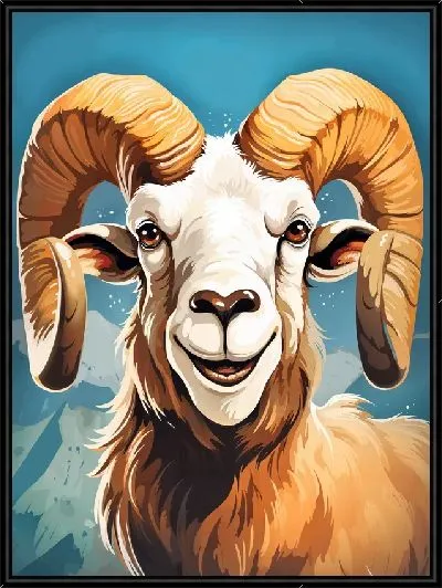 Картина Баран №66