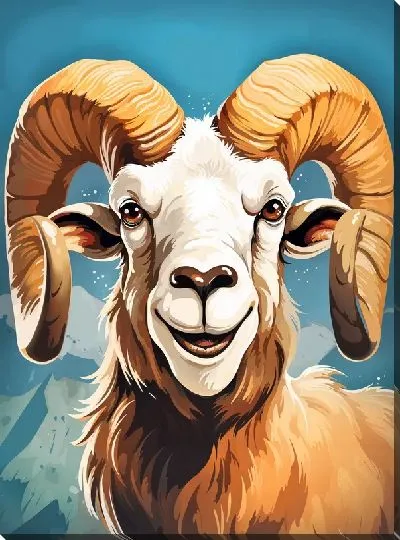 Картина маслом Баран №66