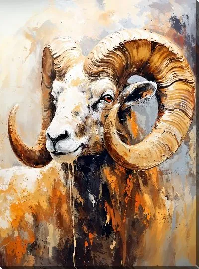 Картина маслом Баран №67