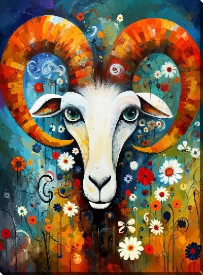 Картина маслом Баран №71