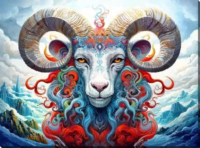 Картина маслом Баран №75